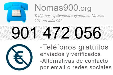 Teléfono 901472056