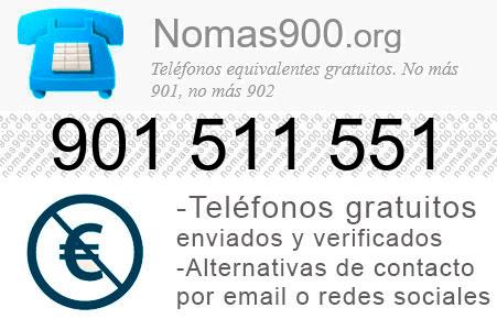 Teléfono 901511551