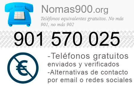 Teléfono 901570025