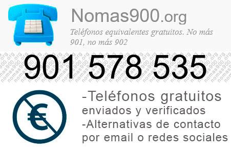 Teléfono 901578535