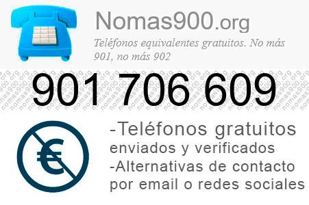 Teléfono 901706609