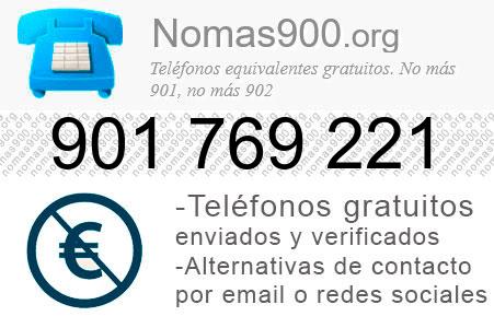 Teléfono 901769221