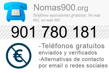 Teléfono 901780181
