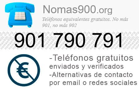 Teléfono 901790791