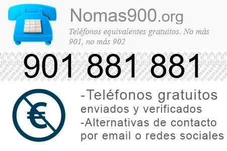 Teléfono 901881881