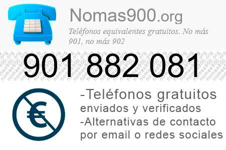 Teléfono 901882081
