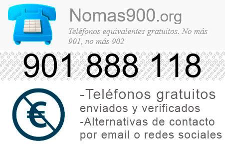 Teléfono 901888118