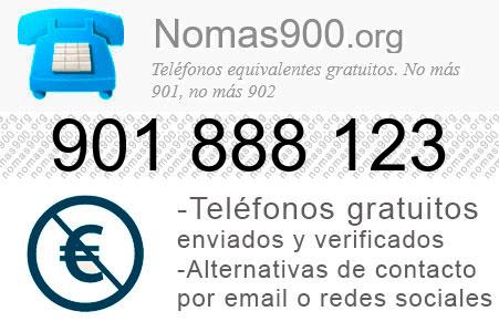 Teléfono 901888123