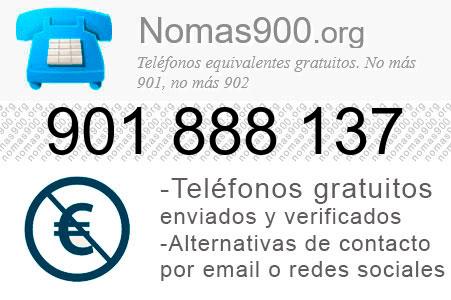Teléfono 901888137