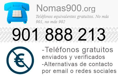 Teléfono 901888213