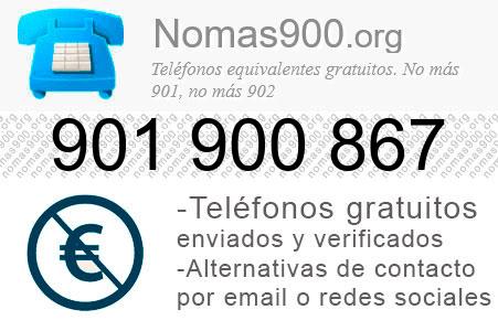 Teléfono 901900867