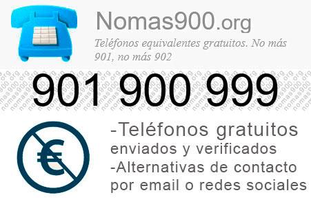Teléfono 901900999