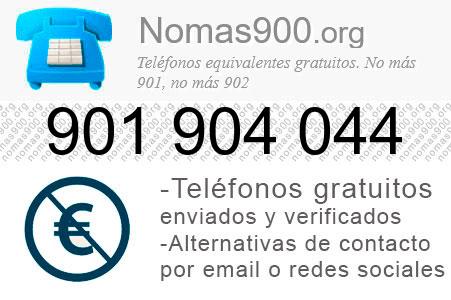 Teléfono 901904044