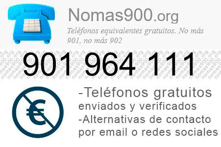 Teléfono 901964111