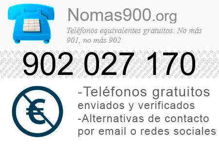 Teléfono 902027170
