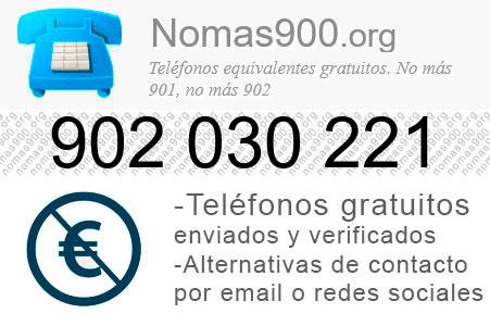 Teléfono 902030221