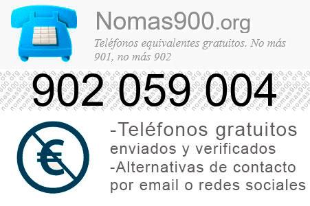 Teléfono 902059004