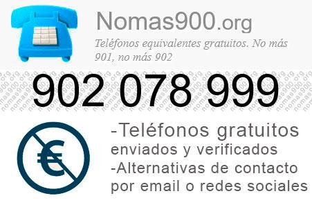 Teléfono 902078999