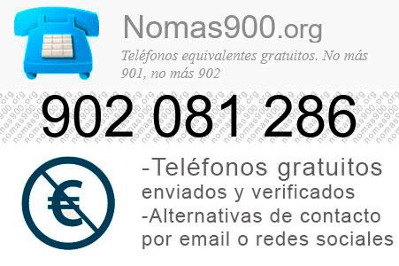 Teléfono 902081286