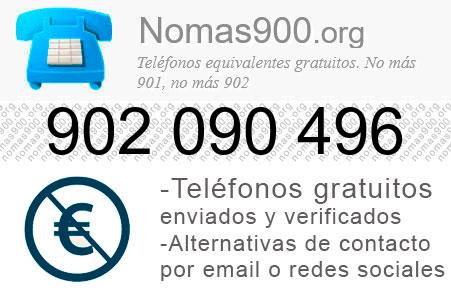 Teléfono 902090496
