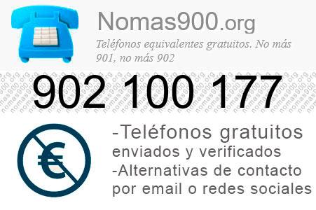 Teléfono 902100177