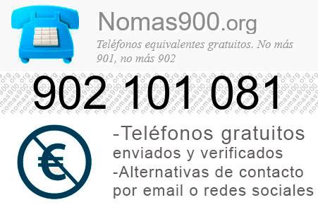 Teléfono 902101081