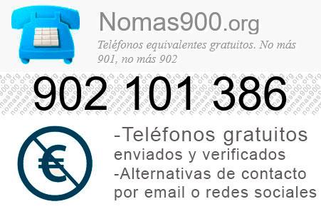 Teléfono 902101386