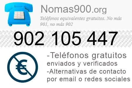 Teléfono 902105447