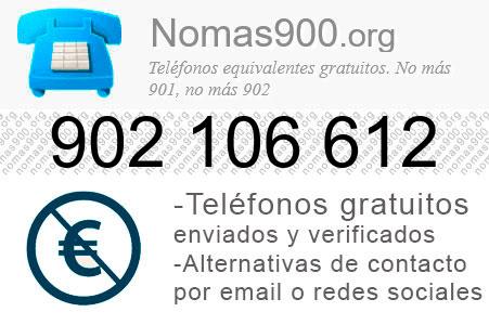 Teléfono 902106612