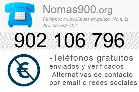 Teléfono 902106796