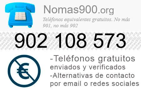 Teléfono 902108573