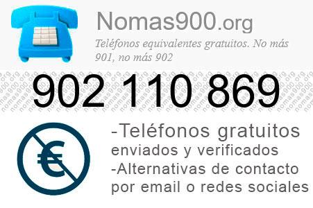 Teléfono 902110869