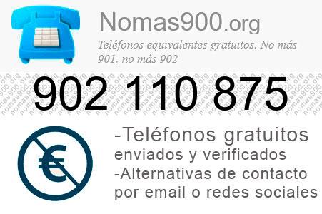 Teléfono 902110875