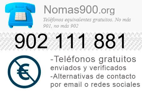 Teléfono 902111881