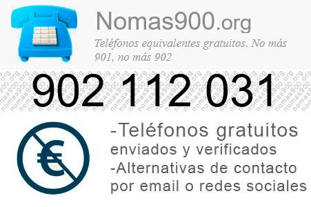 Teléfono 902112031