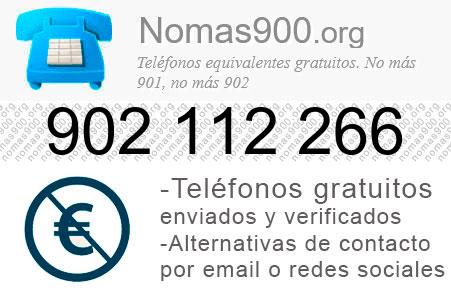 Teléfono 902112266