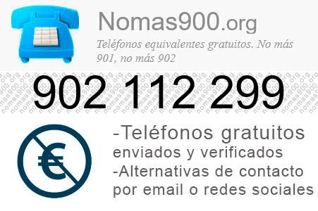 Teléfono 902112299