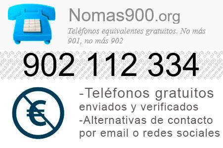 Teléfono 902112334