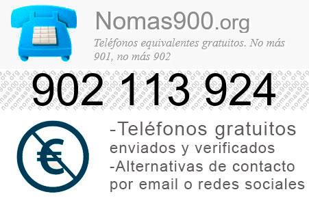 Teléfono 902113924