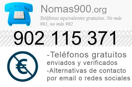 Teléfono 902115371