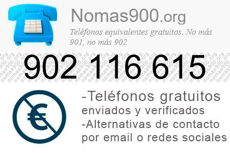 Teléfono 902116615