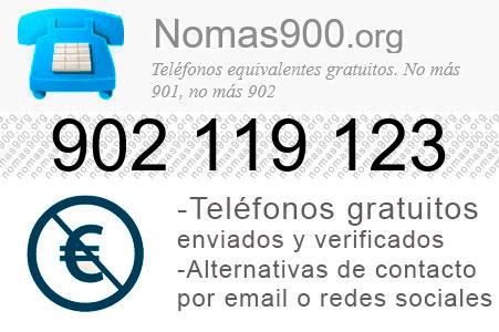 Teléfono 902119123