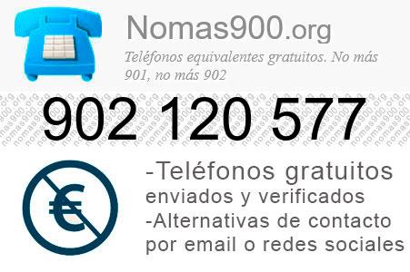Teléfono 902120577