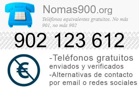 Teléfono 902123612