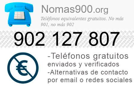Teléfono 902127807
