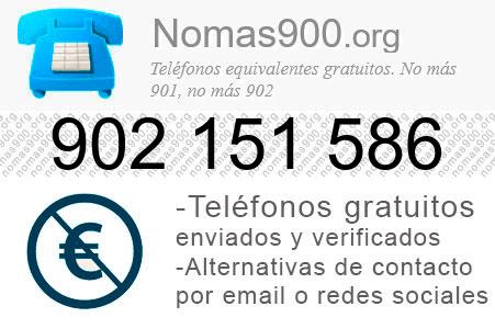 Teléfono 902151586