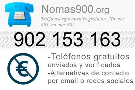 Teléfono 902153163