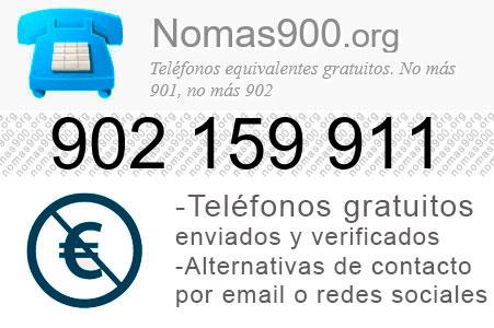 Teléfono 902159911