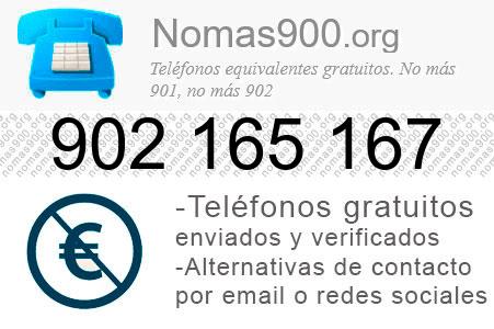 Teléfono 902165167