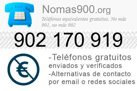 Teléfono 902170919
